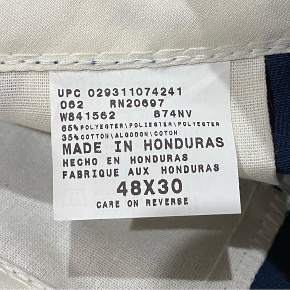 Dickies Mens 874 Original Fit Work Pants Size 48x30 Navy Blue NWT Scotchgard - Picture 7 of 9